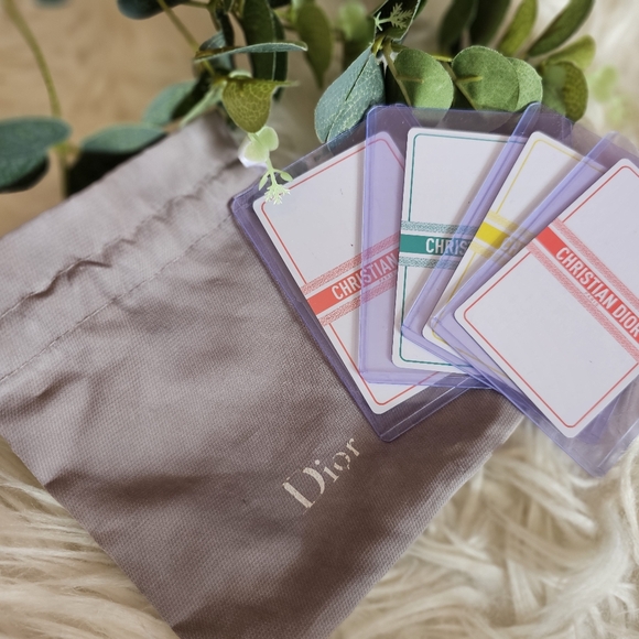 Dior: 4 pc Playcards + dustbag 💯 - Picture 5 of 9